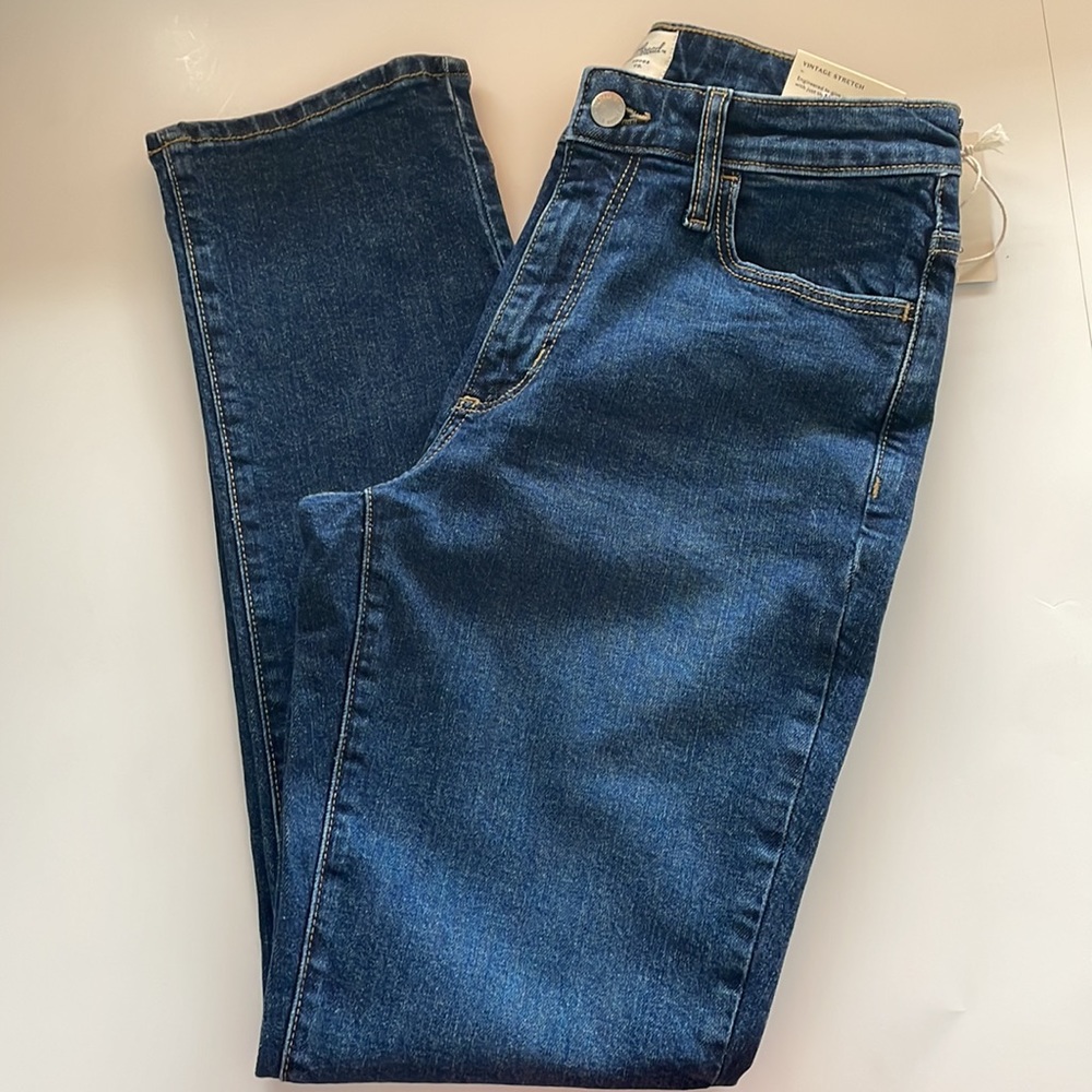Universal Thread High Rise Straight Dark Wash Jeans Size 2